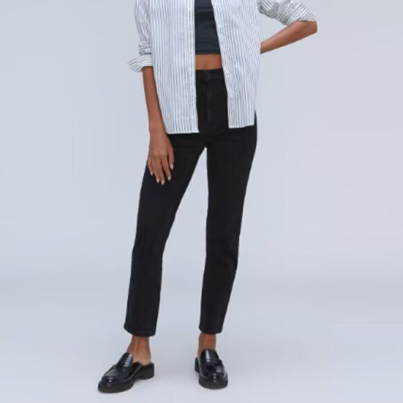 NWT EVERLANE The Original Cheeky Jean Black Size 26 - Picture 11 of 11